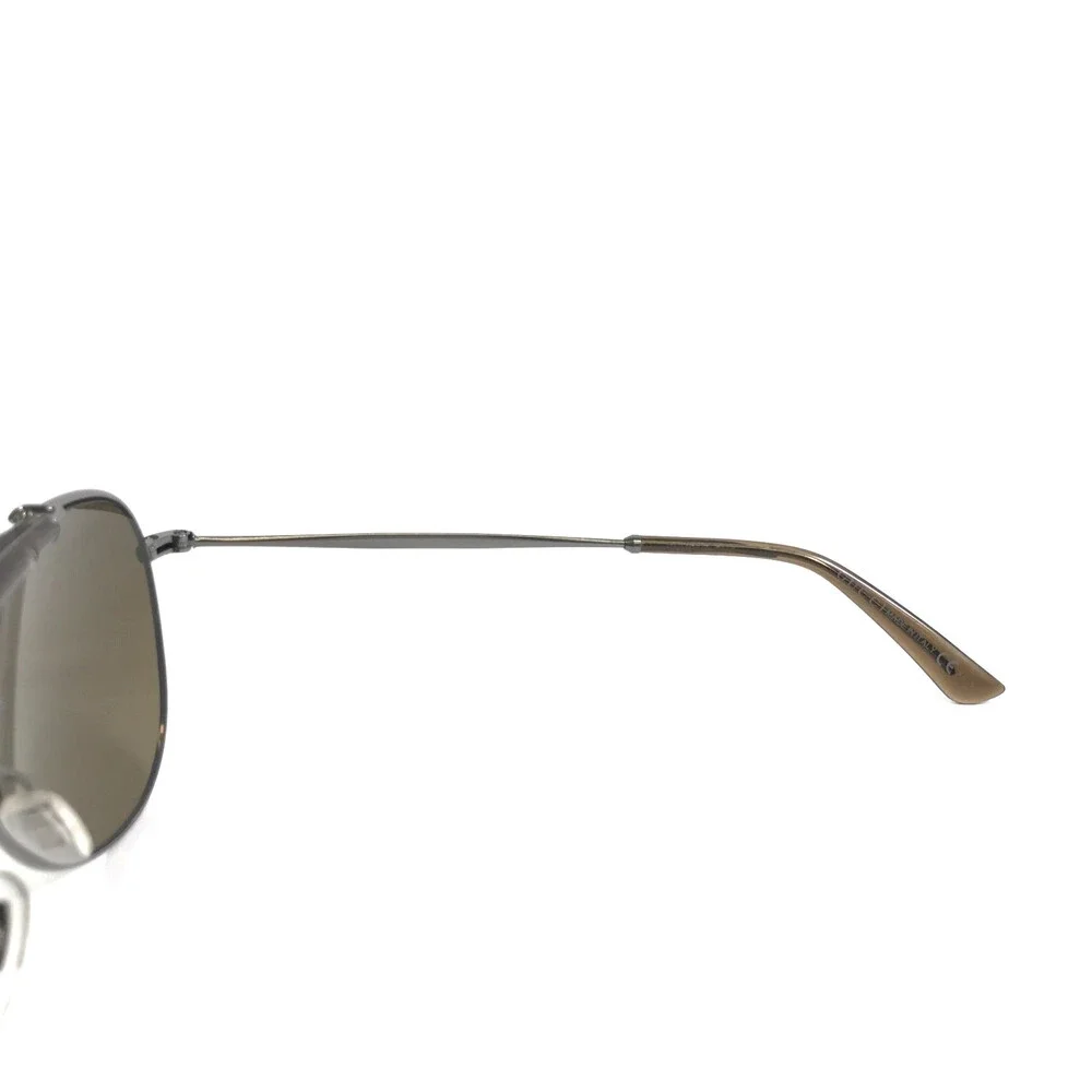 Gucci Sunglasses GG2235/S KJ1W8 Gunmetal Bamboo Frames w/ Mirrored Brown Lenses